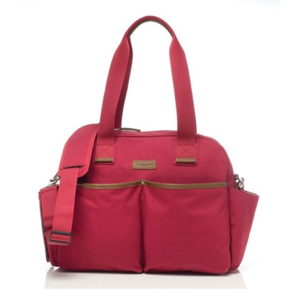 BabyMel Jesse Diaper Bag, Red